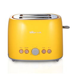 小熊bear家用电器 全自动六档控温烤面包机多士炉DSL-606黄色款评测与注意事项